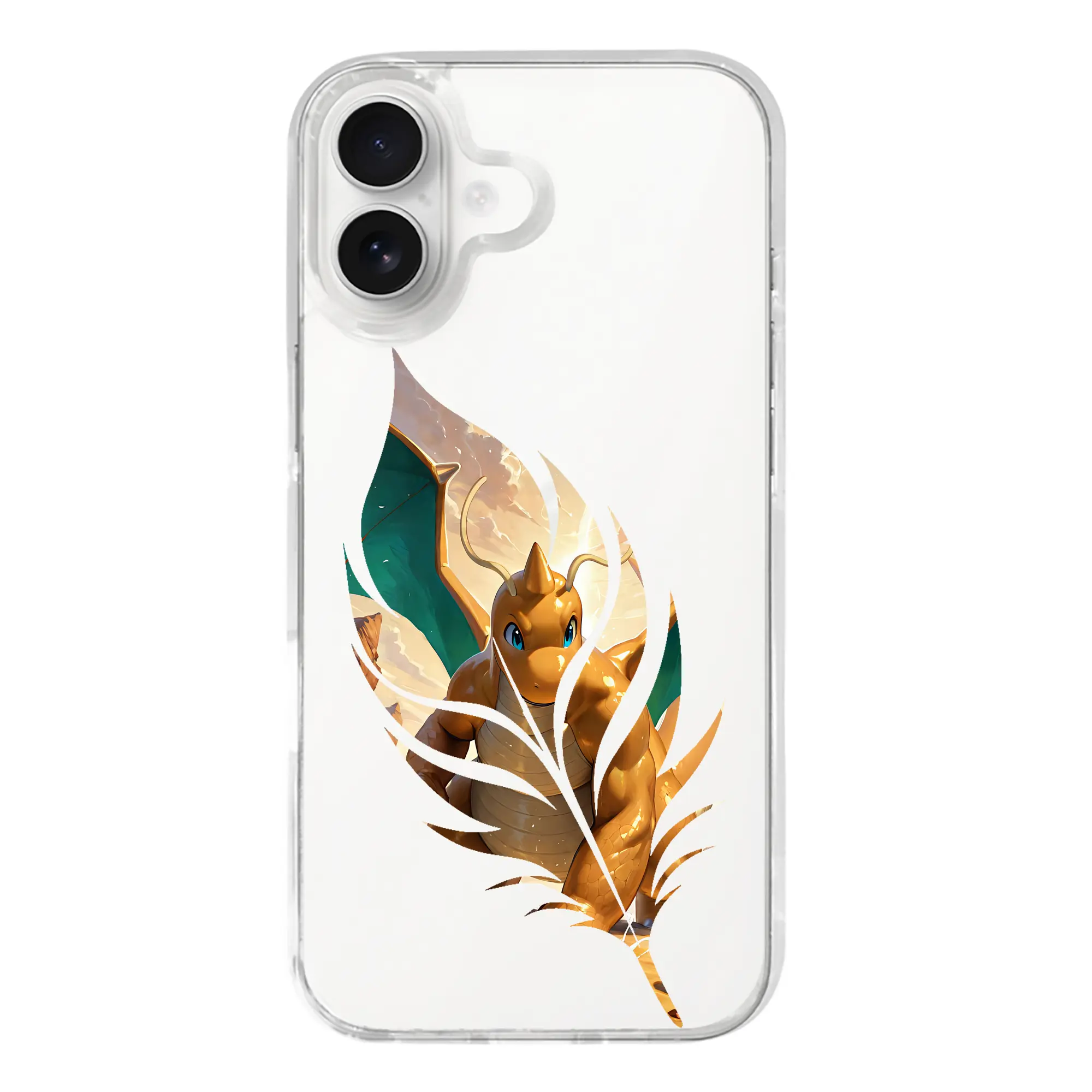 ポケモン グッズ,カイリュー - iPhone 17シリーズ 透明スマホケース – 薄型・耐衝撃・精密フィット保護カバー